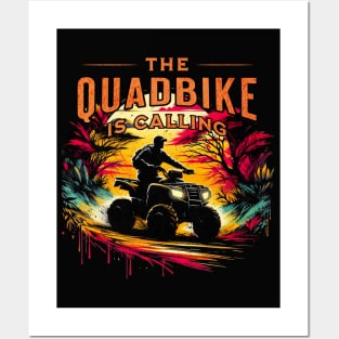 The Quadbike is Calling Design Posters and Art